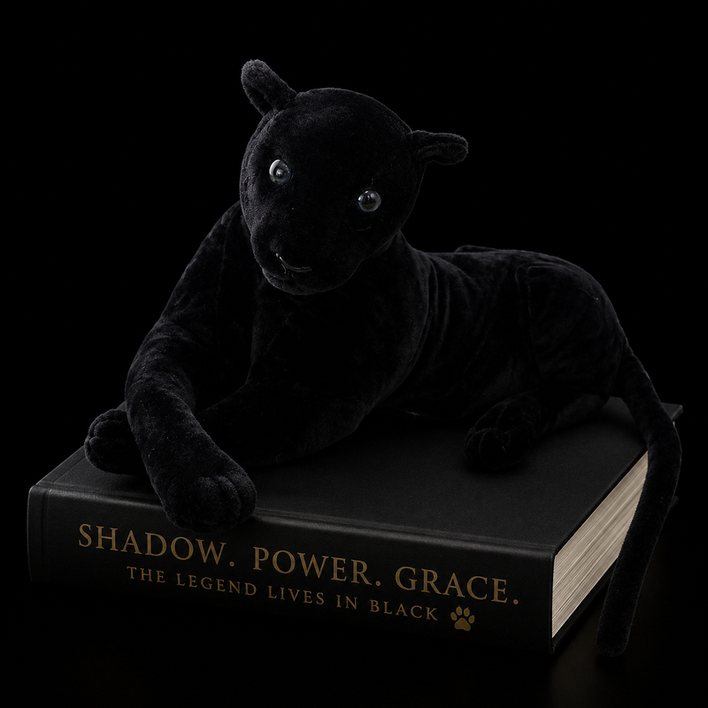 Giant Stuffed Animal Realistic Panther Leopard Plush - LED Gift Works