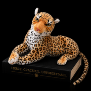 Giant Stuffed Animal Realistic Panther Leopard Plush - LED Gift Works