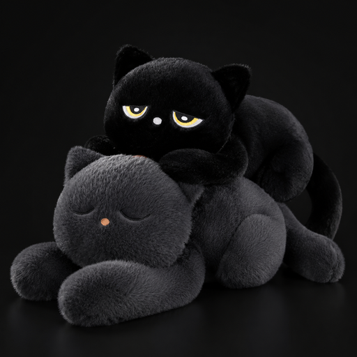 Big Stuffed Animal Soft Cute Cat Plushie - LED Gift Works