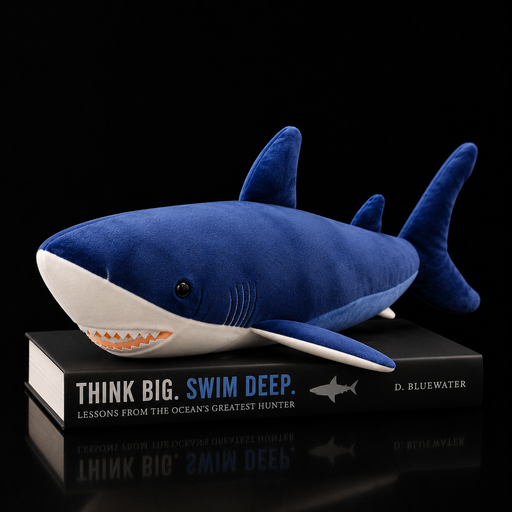 Big Stuffed Animal Shark Plush Toy - LED Gift Works