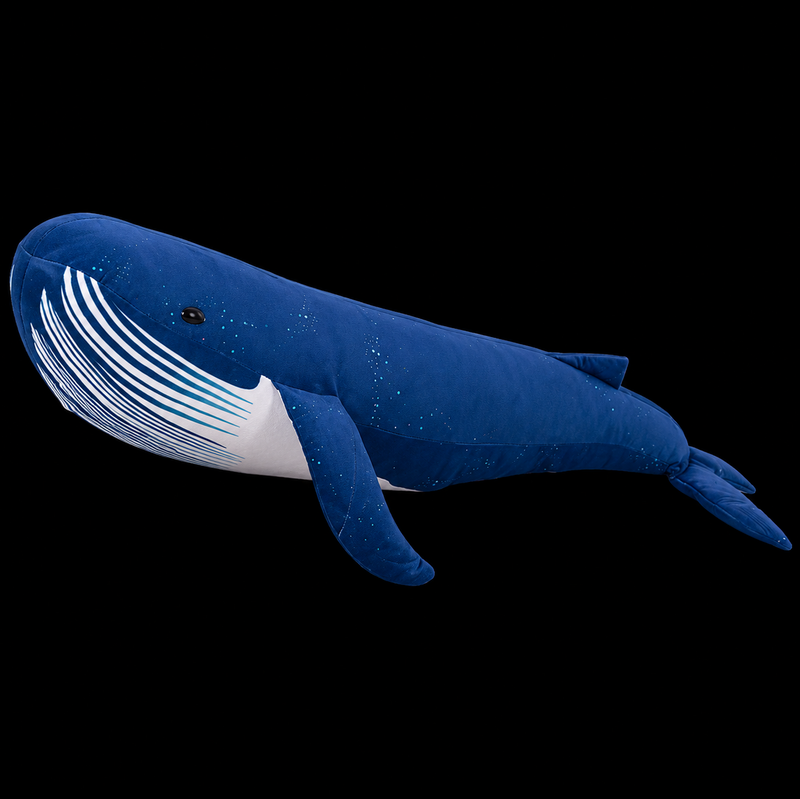 Giant Stuffed Animal Blue Whale Plush Toy - LED Gift Works
