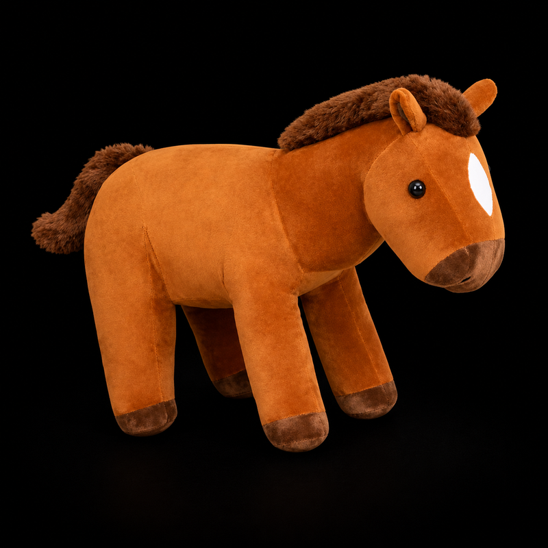 Big Stuffed Animal Horse Soft Plush Toy - LED Gift Works