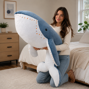 Large Stuffed Animal Hammerhead Shark Whale Plush Toy - LED Gift Works