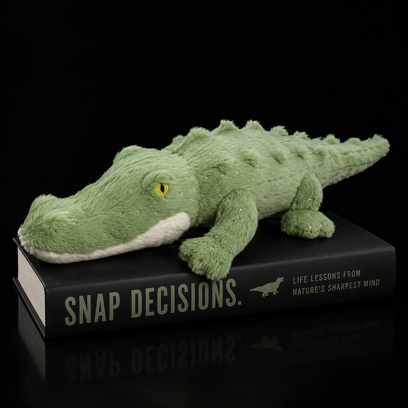 Large Soft Alligator Stuffed Animal Crocodile Plush Toy - LED Gift Works