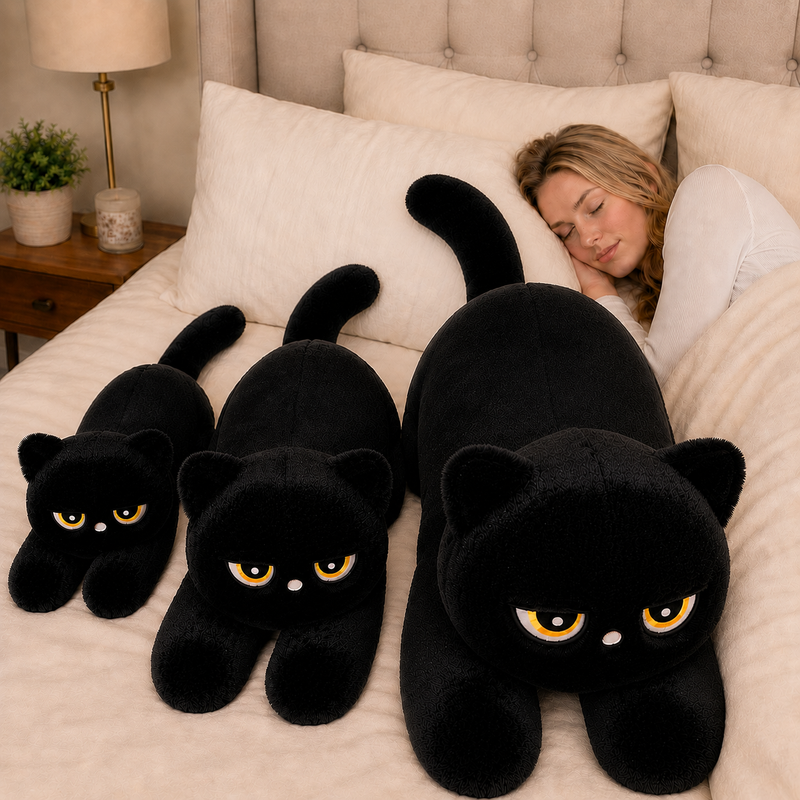 Big Stuffed Animal Soft Cute Cat Plushie - LED Gift Works