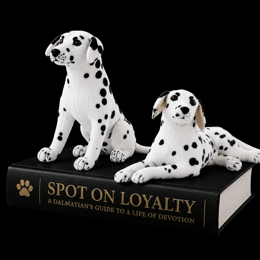 Realistic Dalmatian Stuffed Animal Plush Toy - LED Gift Works