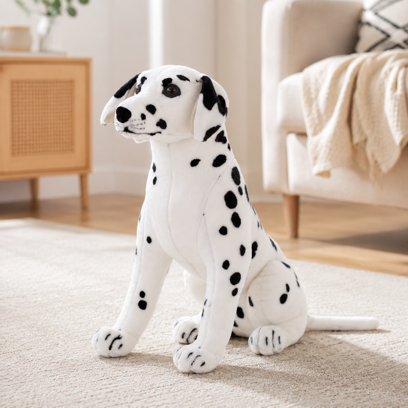 Realistic Dalmatian Stuffed Animal Plush Toy - LED Gift Works