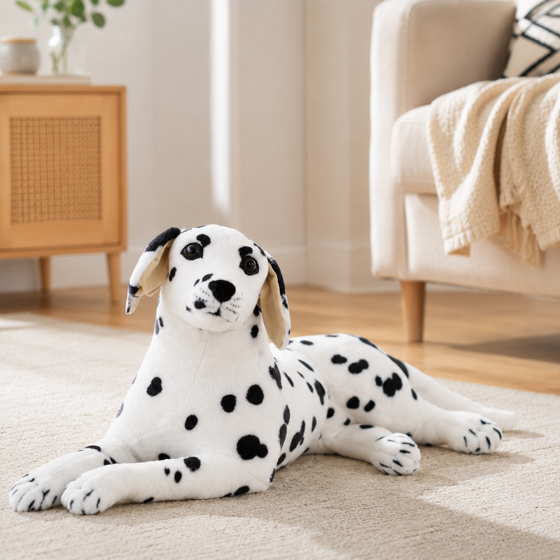 Realistic Dalmatian Stuffed Animal Plush Toy - LED Gift Works