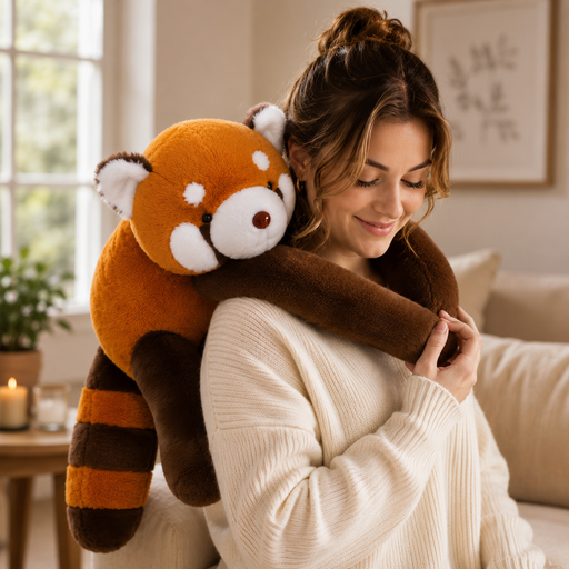 Big Stuffed Animal Koala Red Panda Sloth Long Arm Plushie - LED Gift Works