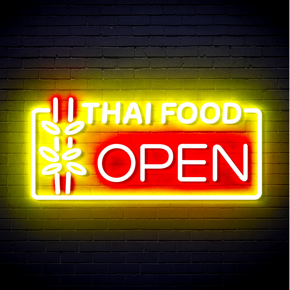 Chinese & Thai Food LED Signs — LED Gift Works Chinese & Thai Food LED Signs — LED Gift Works