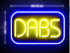 Medical Marijuana Dabs Flex Silicone LED Sign (Neon-Style, LED Technology) - Way Up Gifts