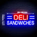 Deli Sandwiches Flex Silicone LED Sign (Neon-Style, LED Technology) - Way Up Gifts