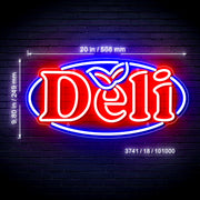 Deli Ultra-Bright LED Sign with Remote (Neon-Style, LED Technology) - LED Gift Works