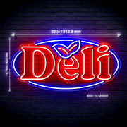 Deli Ultra-Bright LED Sign with Remote (Neon-Style, LED Technology) - LED Gift Works