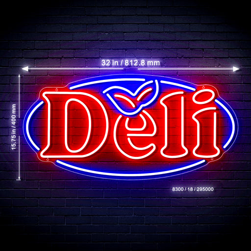 Deli Ultra-Bright LED Sign with Remote (Neon-Style, LED Technology) - LED Gift Works