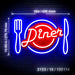Diner Flex Silicone LED Sign (Neon-Style, LED Technology) - Way Up Gifts