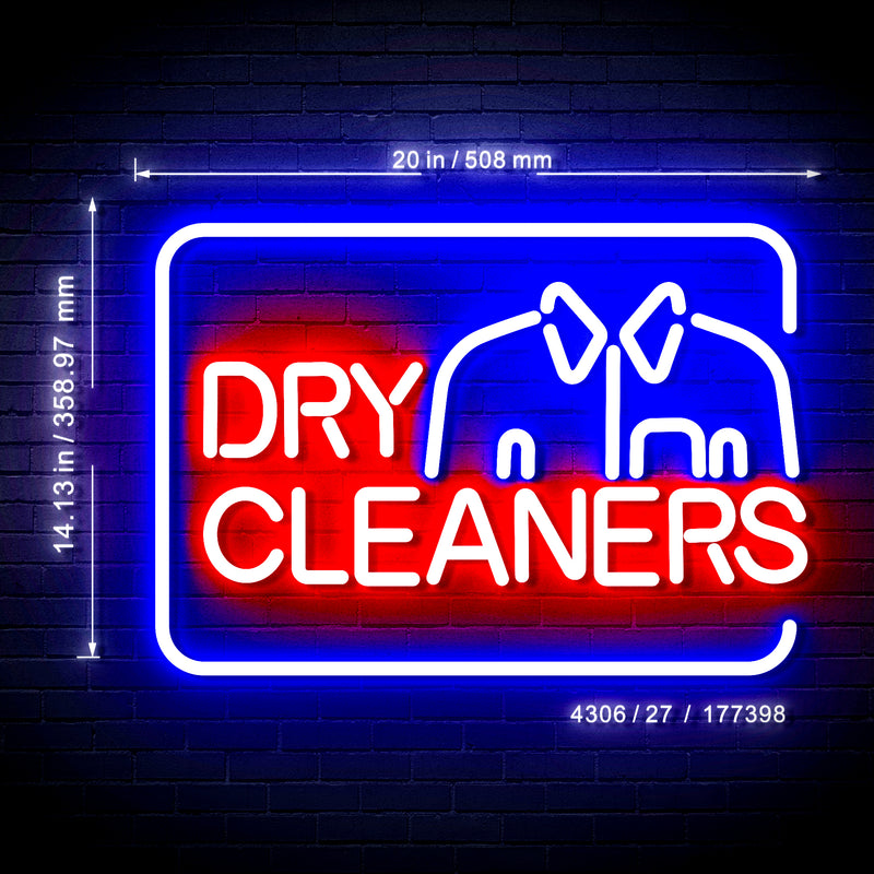 Dry Cleaners Ultra-Bright LED Sign with Remote (Neon-Style, LED Technology) - LED Gift Works