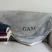 Personalized Embroidered Initials Sherpa Blanket - Custom Initials Sherpa Throw - Cozy Personalized Gift - Way Up Gifts