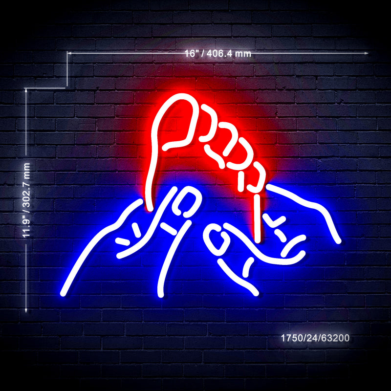 Foot Massage Flex Silicone LED Sign (Neon-Style, LED Technology) - LED Gift Works