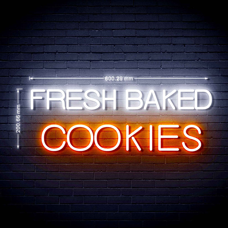 Bakery Fresh Baked Cookies Ultra-Bright LED Sign with Remote (Neon-Style, LED Technology) - LED Gift Works