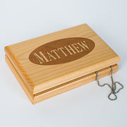 Engraved Valet Box - Personalized Groomsmen Gift Organizer - LED Gift Works