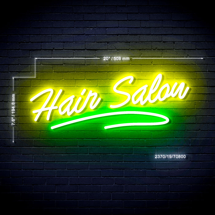 Hair Salon Ultra-Bright LED Sign with Remote (Neon-Style, LED Technology) - Way Up Gifts