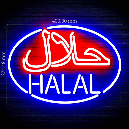 Arabic Restaurant Halal Food Flex Silicone LED Sign (Neon-Style, LED Technology) - Way Up Gifts