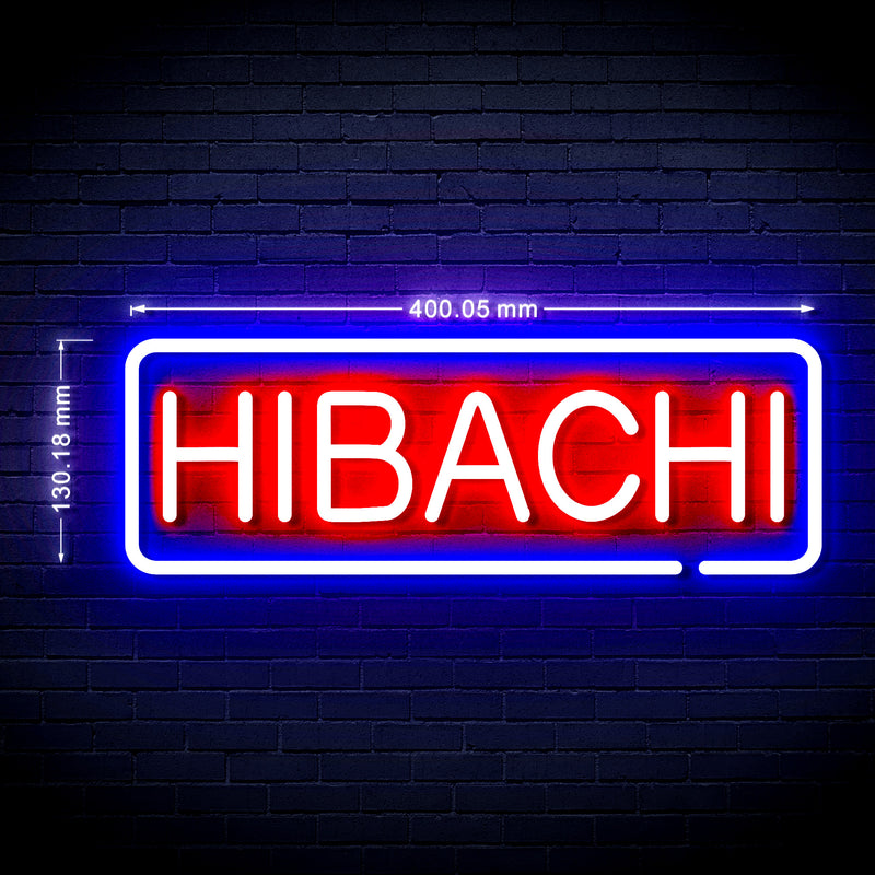 16" Japanese Food Hibachi Flex Silicone LED Sign (Neon-Style, LED Technology) - LED Gift Works