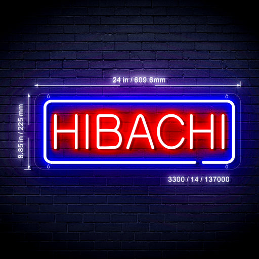 Hibachi Ultra-Bright LED Sign with Remote (Neon-Style, LED Technology) - LED Gift Works
