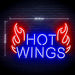 Chicken Hot Wings Ultra-Bright LED Sign with Remote (Neon-Style, LED Technology) - Way Up Gifts