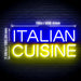 Italian Cuisine Flex Silicone LED Sign (Neon-Style, LED Technology) - Way Up Gifts