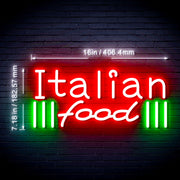 Restaurant Italian Food Flex Silicone LED Sign (Neon-Style, LED Technology) - LED Gift Works
