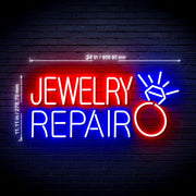 Jewelry Repair Ultra-Bright LED Sign with Remote (Neon-Style, LED Technology) - LED Gift Works