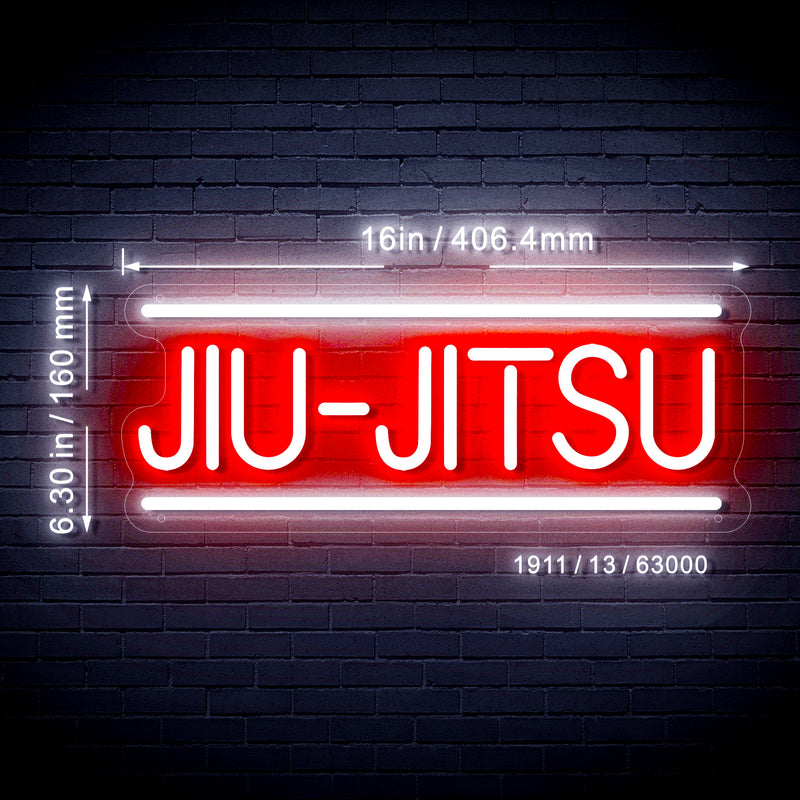 Brazilian Sport Jiu-Jitsu Flex Silicone LED Sign (Neon-Style, LED Technology) - LED Gift Works