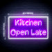 Restaurant Bar Kitchen Open Late Ultra-Bright LED Sign with Remote (Neon-Style, LED Technology) - Way Up Gifts