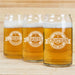 Personalized Engraved Beer Can Pint Glass for Groomsmen Gift - Way Up Gifts