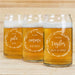 Personalized Beer Can Pint Glass - Custom Bridal Party Drinkware Gift - Way Up Gifts