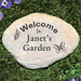 Butterfly Design Personalized Garden Stone - Realistic Resin Design with Hide a Key - Way Up Gifts