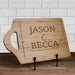 Engraved Bride & Groom Cutting Board - Wedding Gift for Couples - Way Up Gifts
