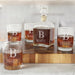 Personalized Whiskey Decanter & Glass Set - Engraved with Name and Initial - Way Up Gifts