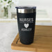 Engraved Nurse Appreciation Tumbler in Black - 'Nurses Have Always Been Heroes' - Way Up Gifts