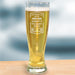 Engraved Beer Removal Service Pilsner Glass – Custom Funny Beer Mug for Dad, Husband, or Friend – Personalized Drinking Gift - Way Up Gifts