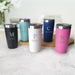 Custom Name & Initial Tumbler - Engraved Double Line Design Travel Mug - Way Up Gifts