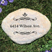 Filigree Welcome Address Garden Stone - Realistic Resin Design with Hide a Key - Way Up Gifts