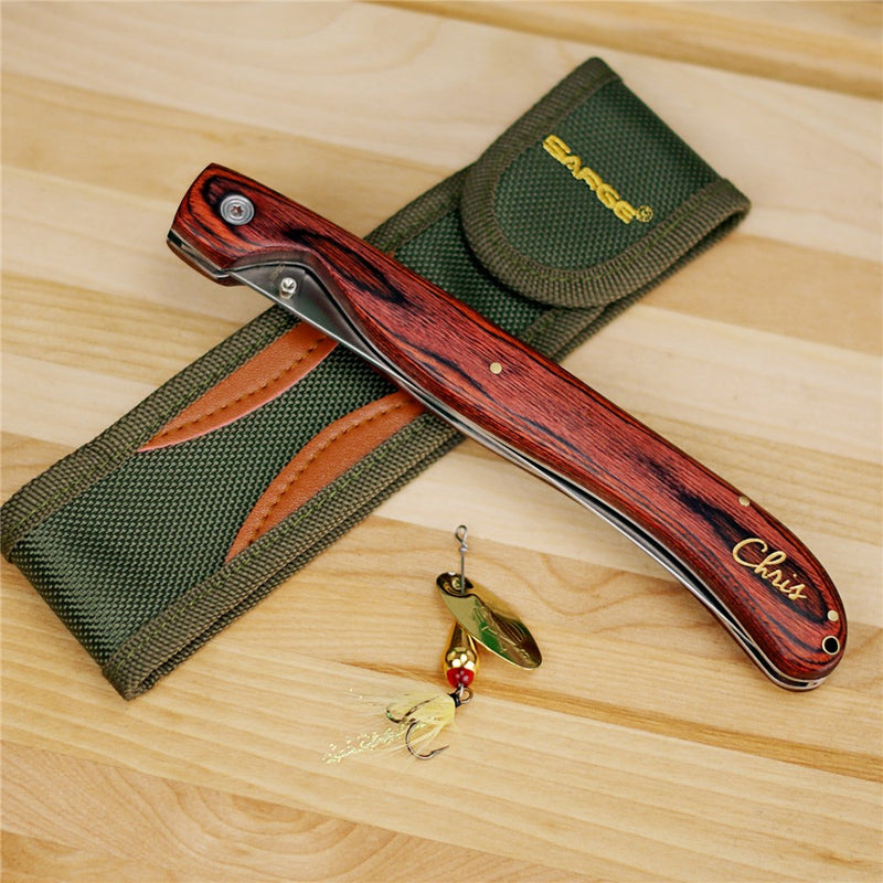 Personalized Engraved Fillet Knife - Custom Fishing Gift - LED Gift Works