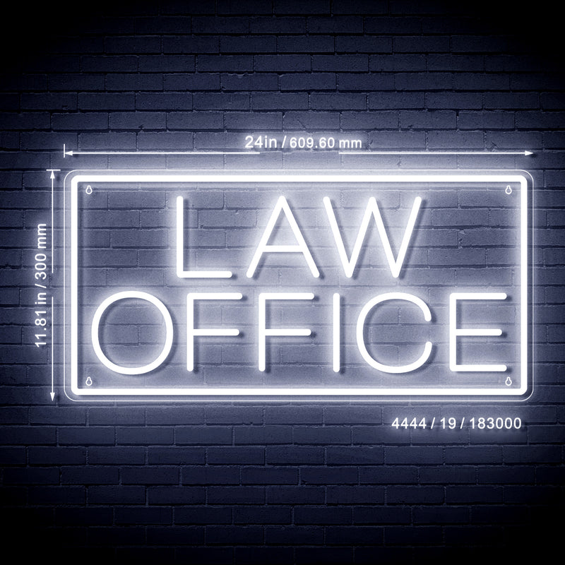 Law Office Ultra-Bright LED Sign with Remote (Neon-Style, LED Technology) - LED Gift Works