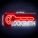 Locksmith Key Shop Ultra-Bright LED Sign with Remote (Neon-Style, LED Technology) - Way Up Gifts