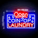 Laundromat Open Coin Operated Laundry Flex Silicone LED Sign (Neon-Style, LED Technology) - Way Up Gifts