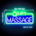 Open Massage Flex Silicone LED Sign (Neon-Style, LED Technology) - Way Up Gifts