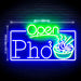 Open Pho Vietnam Noodles Ultra-Bright LED Sign with Remote (Neon-Style, LED Technology) - Way Up Gifts